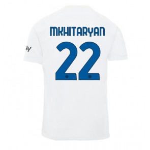 Inter Milan Henrikh Mkhitaryan #22 Replica Away Stadium Shirt 2023-24 Short Sleeve